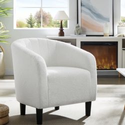 Eve Upholstered Barrel Accent Chair